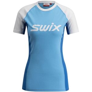 Swix RaceX dámské funkční triko krátký rukáv aquarius/bright white L