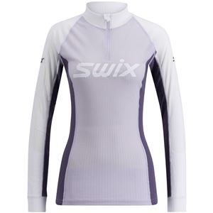 Swix RaceX dámské funkční triko se zipem dusty purple/light purple S