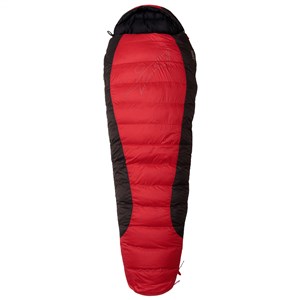 Warmpeace Viking 900 170cm péřový spací pytel red/grey/black Levý zip