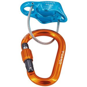 Camp Piu 2.0 Belay Kit slaňovací set light blue  