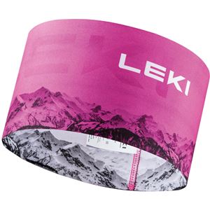 Leki XC Headband čelenka pink/white  
