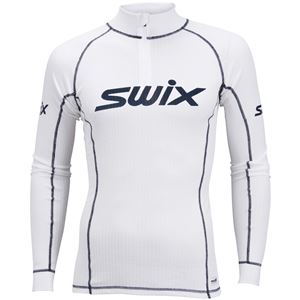 Swix RaceX pánské funkční triko se zipem white/black XL
