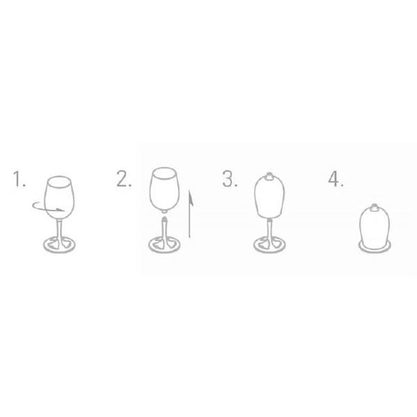 GSI Glacier Stainless Nesting Wine Glass pohár na bílé víno