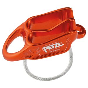 Petzl Reverso - jistítko červenooranžová  