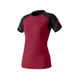 Dynafit Alpine Pro S/S Tee dámské funkční triko Black out beet XL