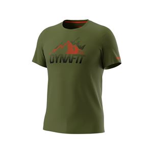 Dynafit Transalper Graphic S/S Tee pánské triko Winter moss L