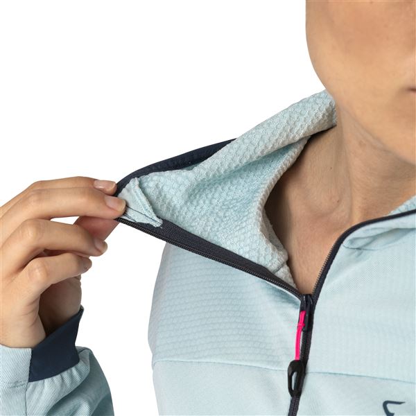Dynafit TRAVERSE THERMAL 1/2 ZIP W dámská mikina magenta M