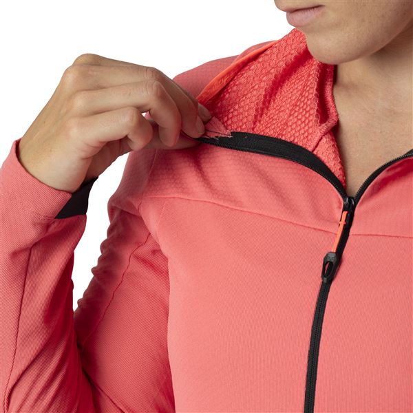 Dynafit TRAVERSE THERMAL 1/2 ZIP W dámská mikina magenta M