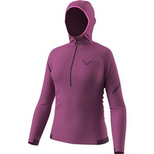 Dynafit TRAVERSE THERMAL 1/2 ZIP W dámská mikina magenta M