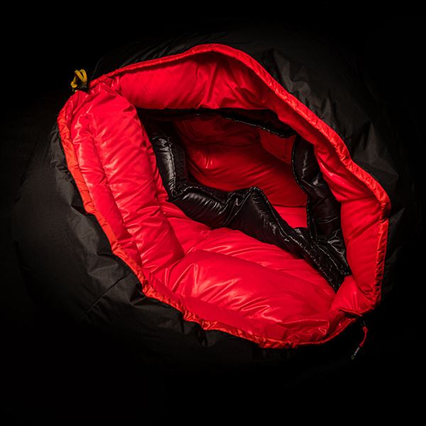 Kwak Kuňka 200cm (zip do tvaru J) péřový spací pytel