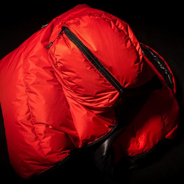 Kwak Kuňka 200cm (zip do tvaru J) péřový spací pytel