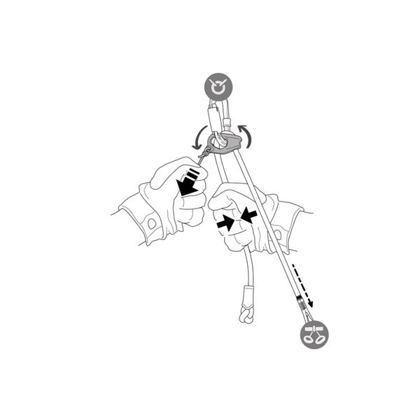 Petzl  Connect Adjust nastavitelná odsedávací smyčka