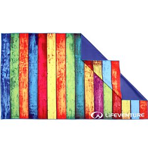 Lifeventure Soft Fibre Trek Towel striped planks ručník
