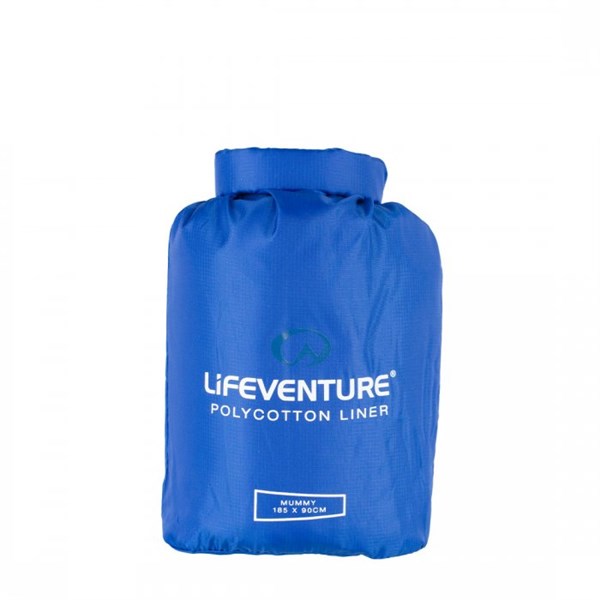 Lifeventure Polycotton Sleeping Bag Mummy vložka do spacáku