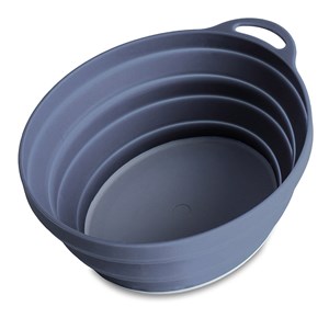 Lifeventure Silicone Ellipse Flexi Bowl skládací miska  Graphite  