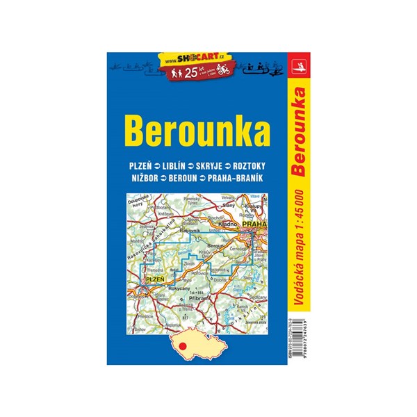 Shocart vodácká mapa Berounka
