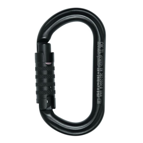 Petzl OK triact  Lock  black karabina 