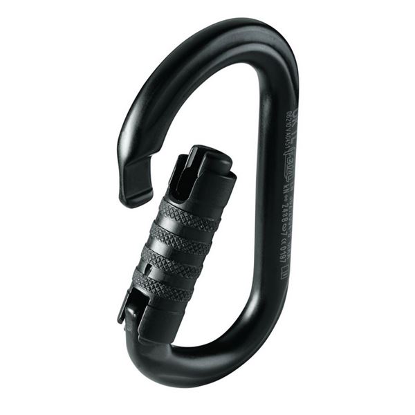 Petzl OK triact  Lock  black karabina 