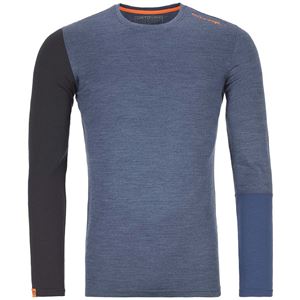 Ortovox 185 Rock n Wool Long Sleeve pánské night blue blend L