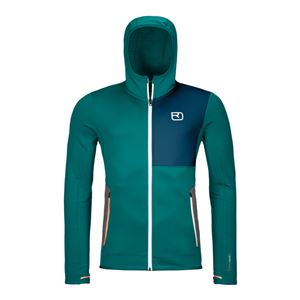 Ortovox Fleece Hoody pánská mikina pacific green XL