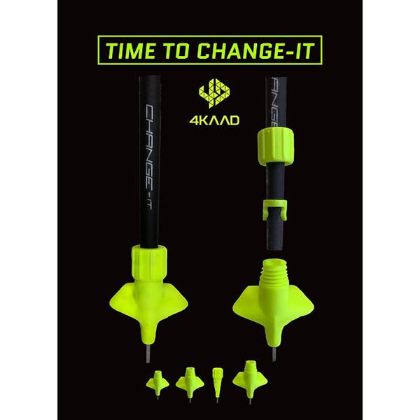 4KAAD Rollerski Tip CHANGE-IT hroty na kolečkové lyže