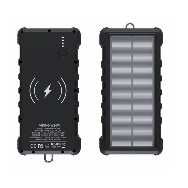 Viking W24W 24000mAh solární powerbanka