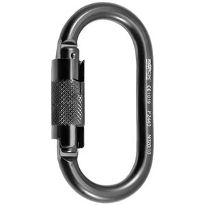 Rock Empire Steel O KL-2T ocelová Twist lock karabina Černá  