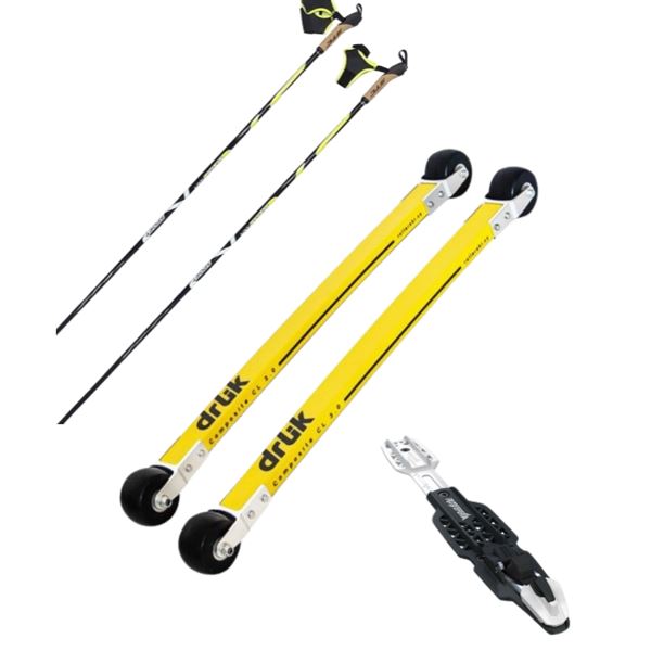 Drlik Classic Composite 3.0 Set kolečkové lyže 
