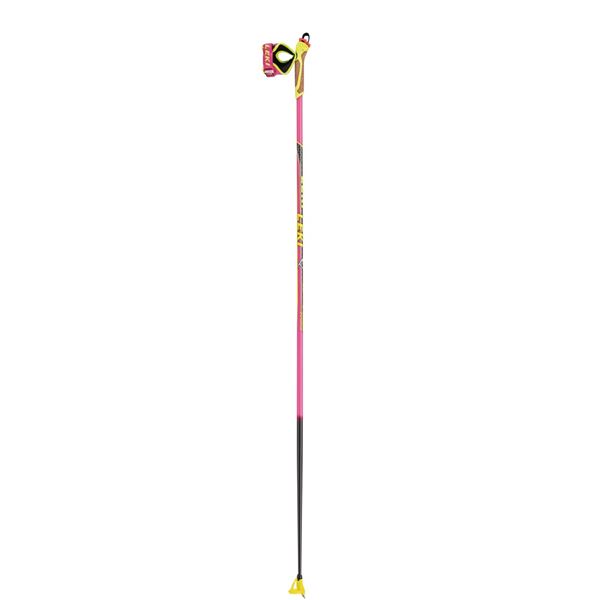 Leki HRC MAX F NeonPink karbonové hole na běžky