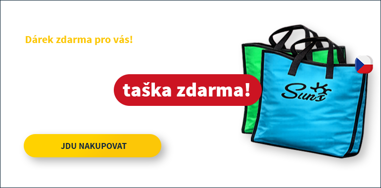 Kvalitní taška šitá v ČR k nákupu nad 3000,- Kč zdarma.