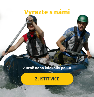 Vyrazte s námi na vodácké výlety  nejen v okolí Brna.